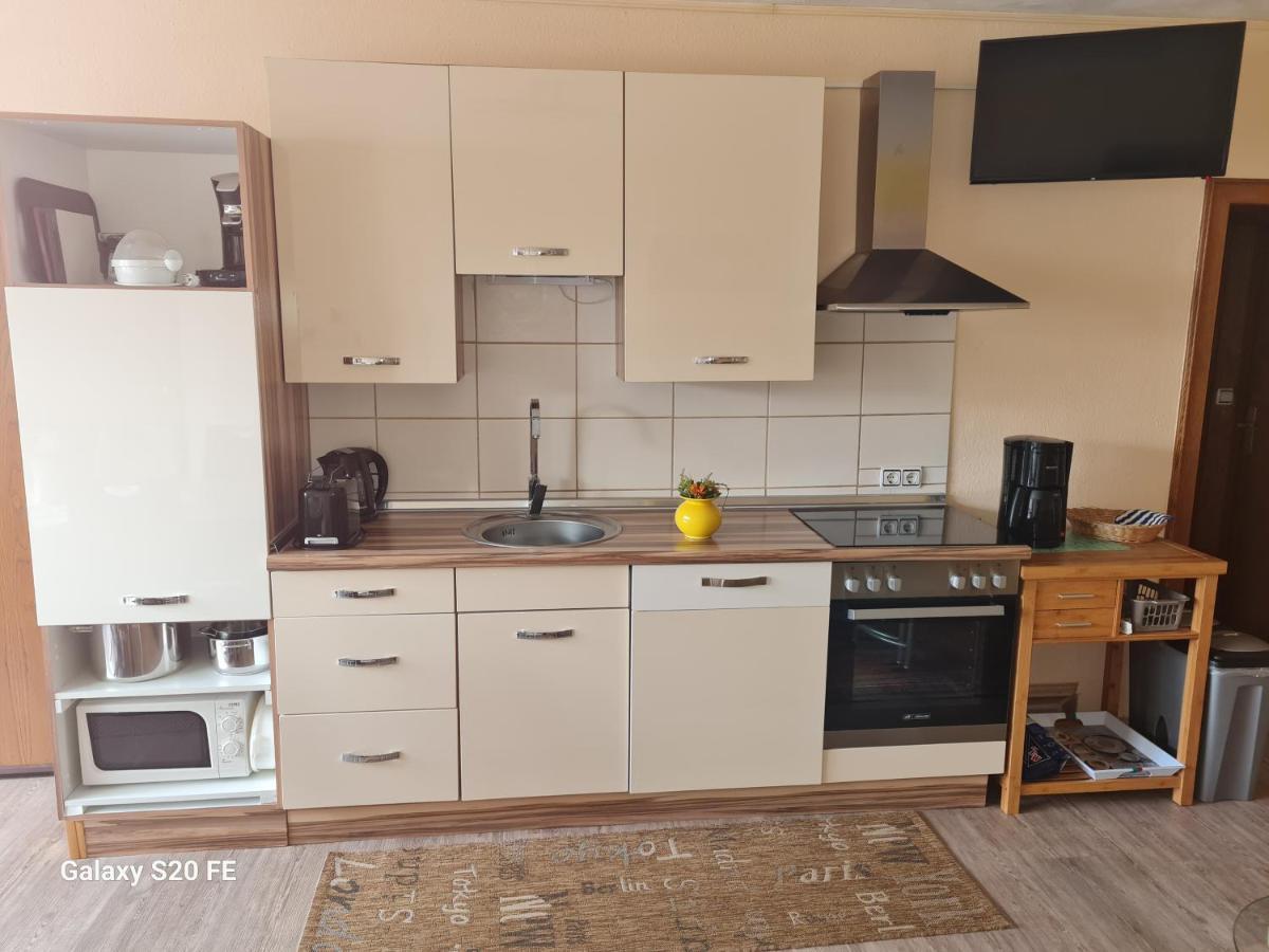 Ferienwohnung Kranich バート・ザクサ エクステリア 写真
